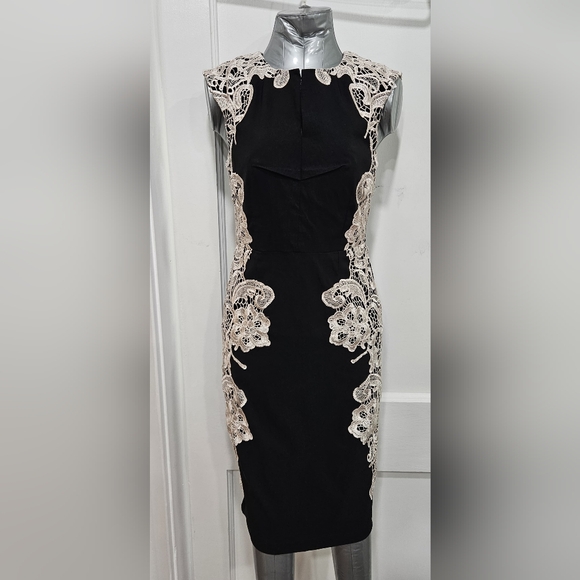 paper doll Dresses & Skirts - Paper Doll Black Dress with Cream Lace Accents